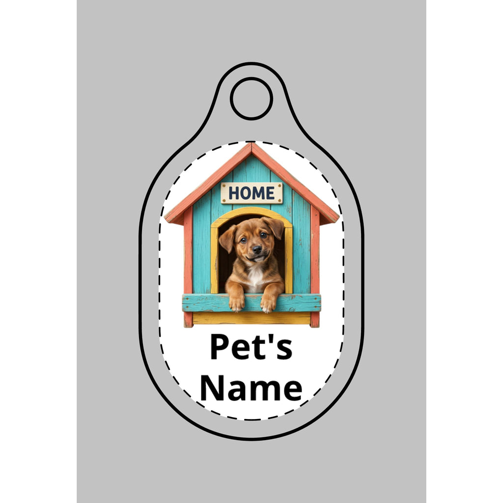 Pet AirTag Cover Keychain | Personalized with Pet's Name