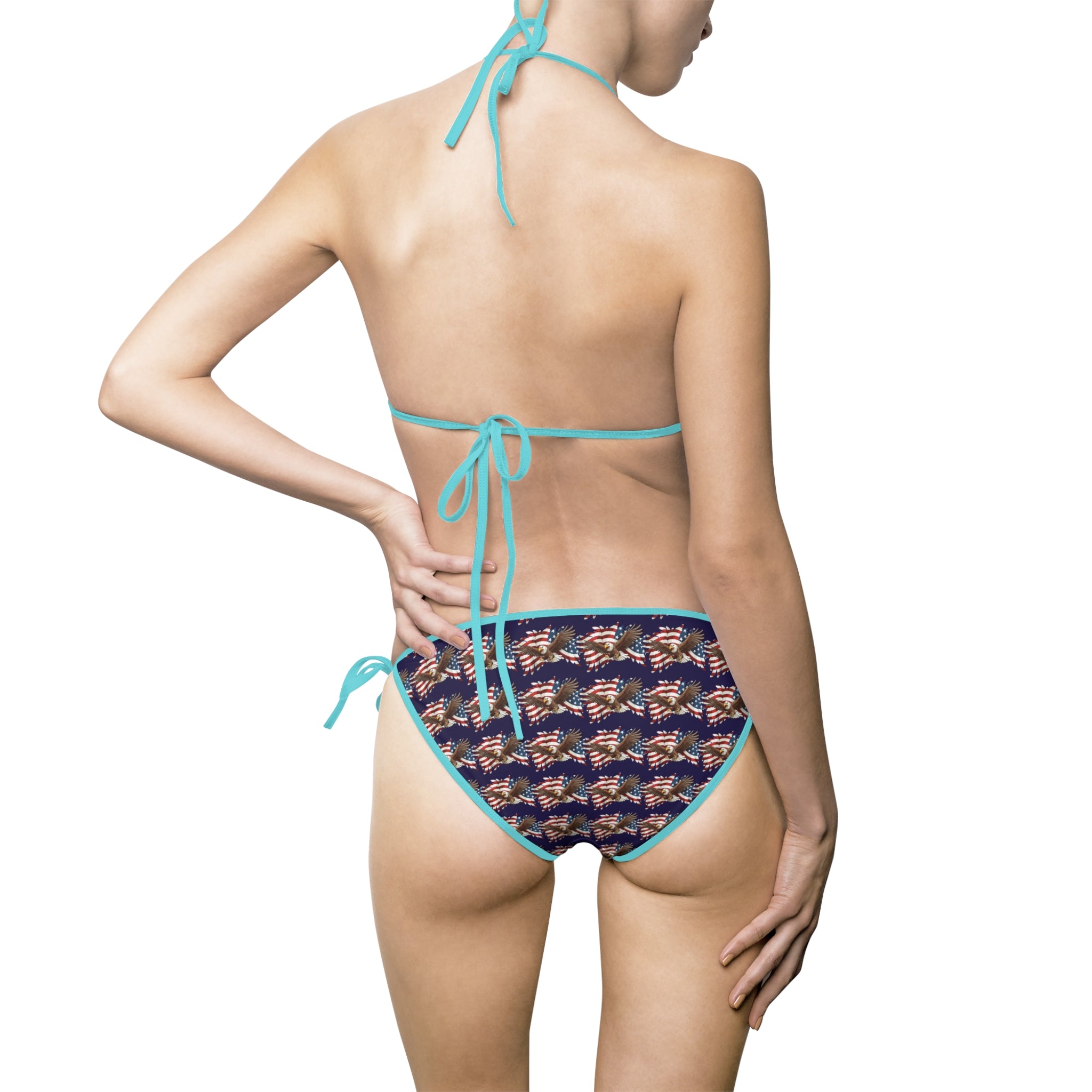 American Flag Bald Eagle Bikini | Swimsuit