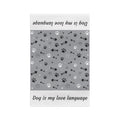 Dog Microfiber Tea Towel