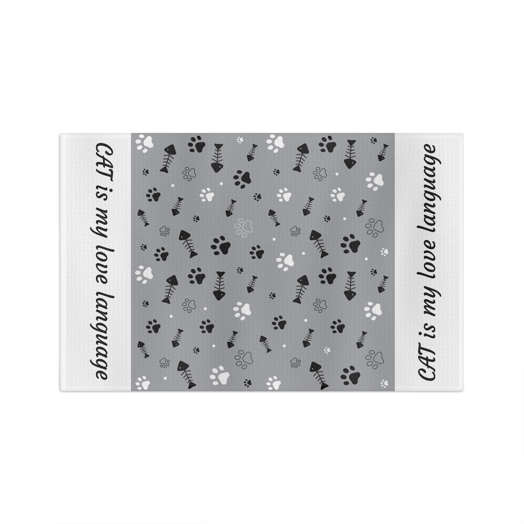 Cat Microfiber Tea Towel