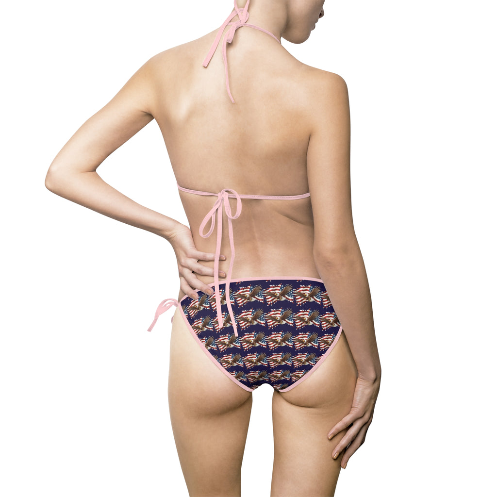 American Flag Bald Eagle Bikini | Swimsuit