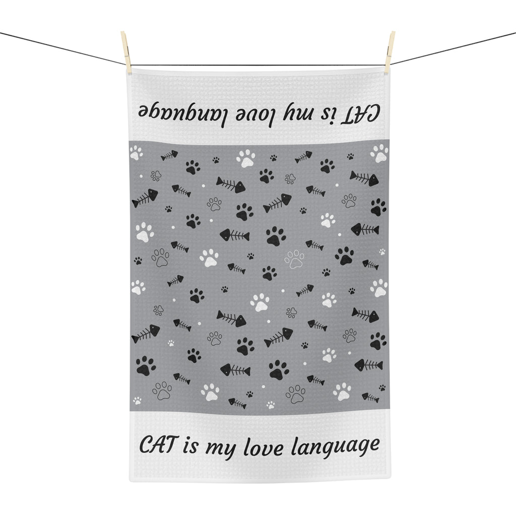 Cat Microfiber Tea Towel