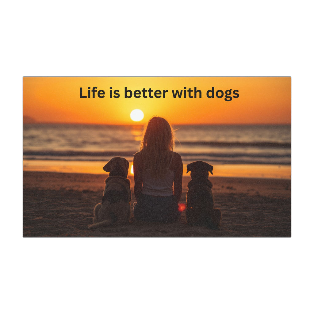 Car magnet for dog owners