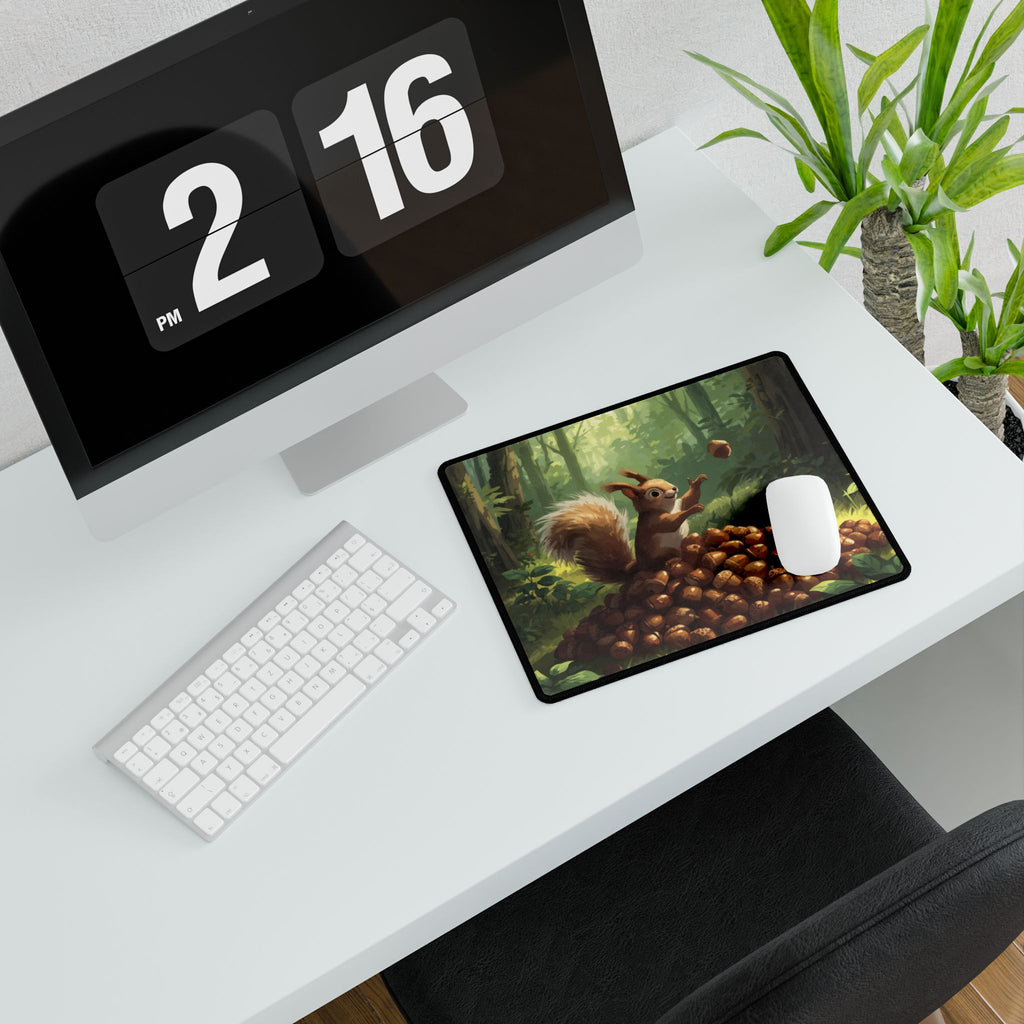 Nuthouse Squirrel Mouse Pad