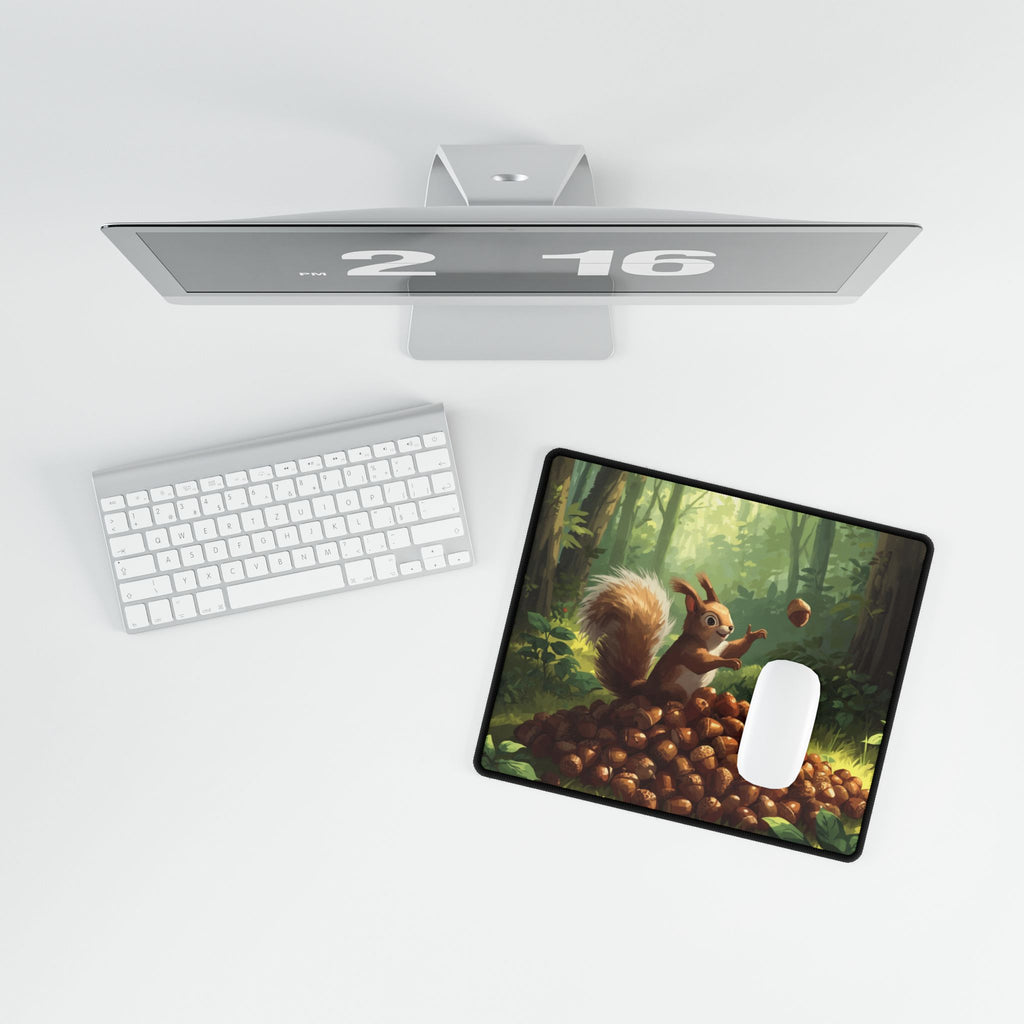 Nuthouse Squirrel Mouse Pad